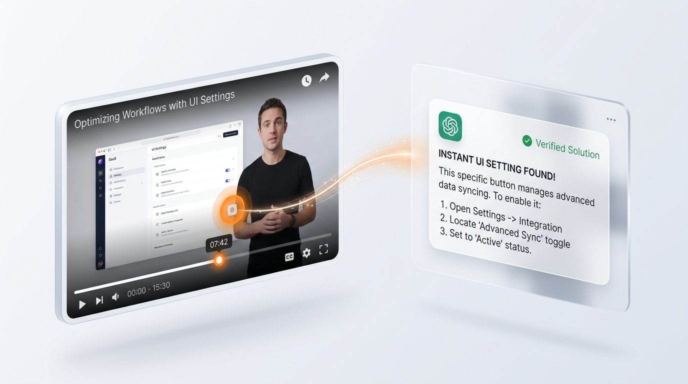 Instant AI Assistant from YouTube Video